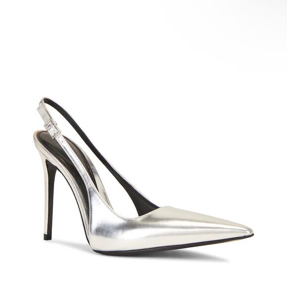 RETROFETE Cindy Slingback Heel in silver size 36 - Picture 1 of 5